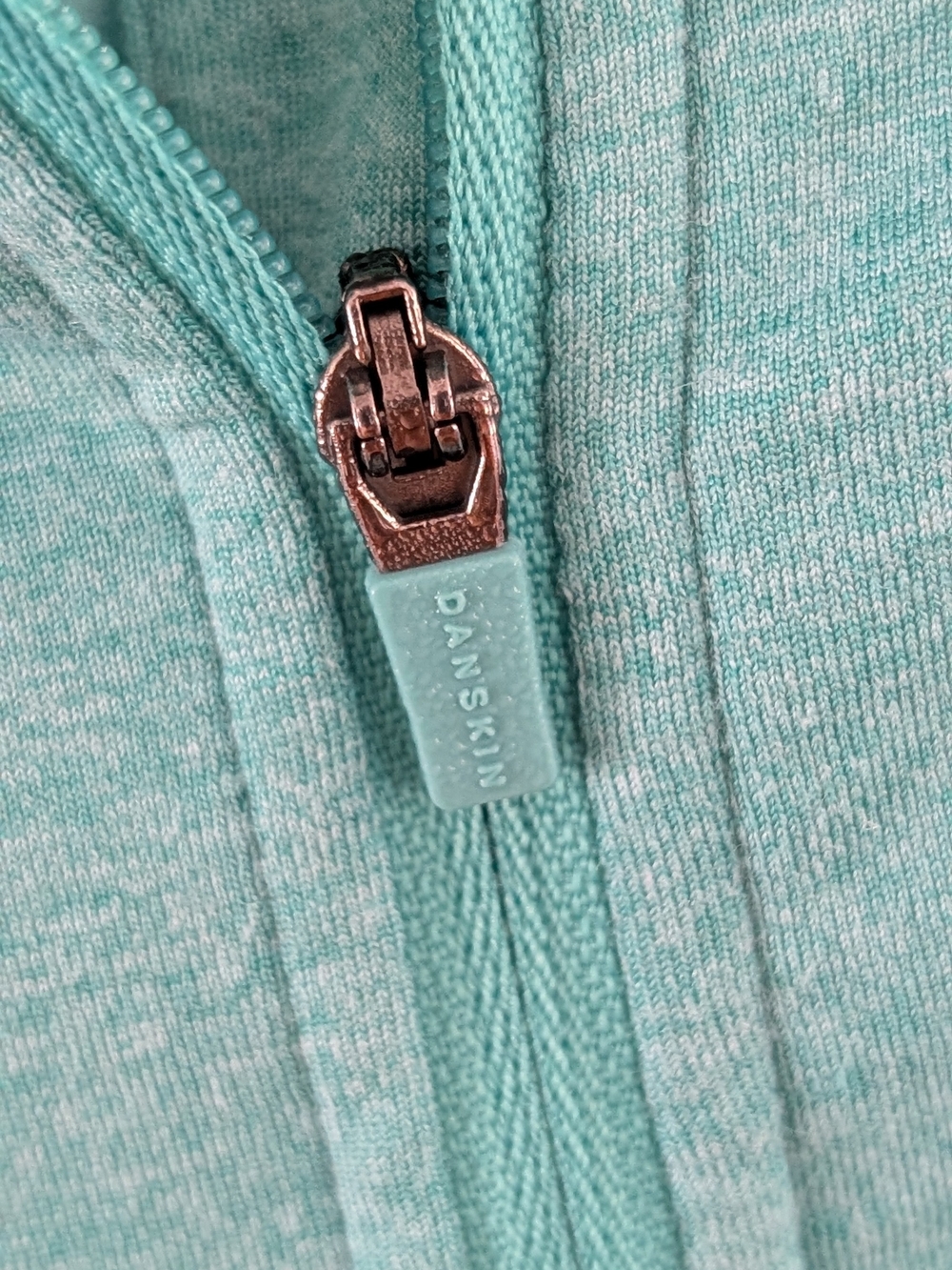 Danskin Teal Half Zip - Picture 5 of 11